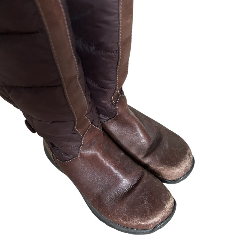 UGG Snowpeak Tall Winter Leather with Quilted Nylon Shaft and Buttons - 7 - Picture 11 of 14